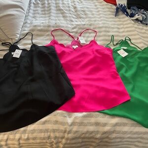 3 JCrew Factory Camis